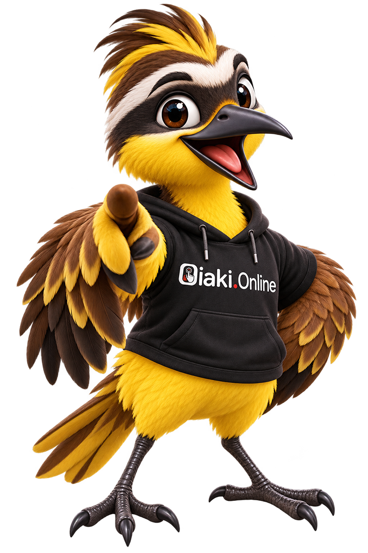 O guar&aacute;, mascote do oiaki.online