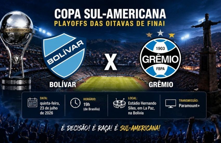 Bolívar x Grêmio: onde assistir duelo pela Sul-Americana