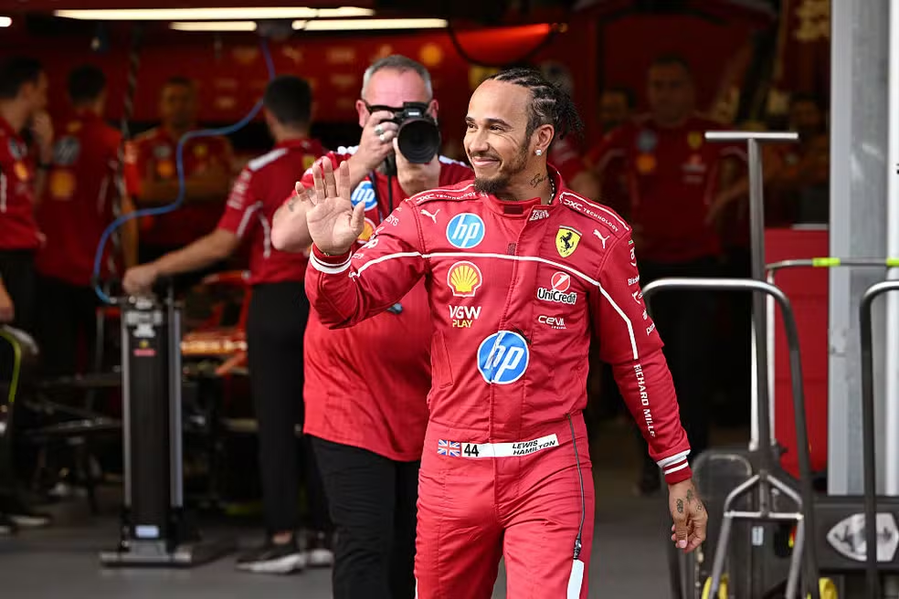 Hamilton lidera dobradinha da Ferrari no 2º treino do GP da Hungria de F-1; Bortoleto é 11º