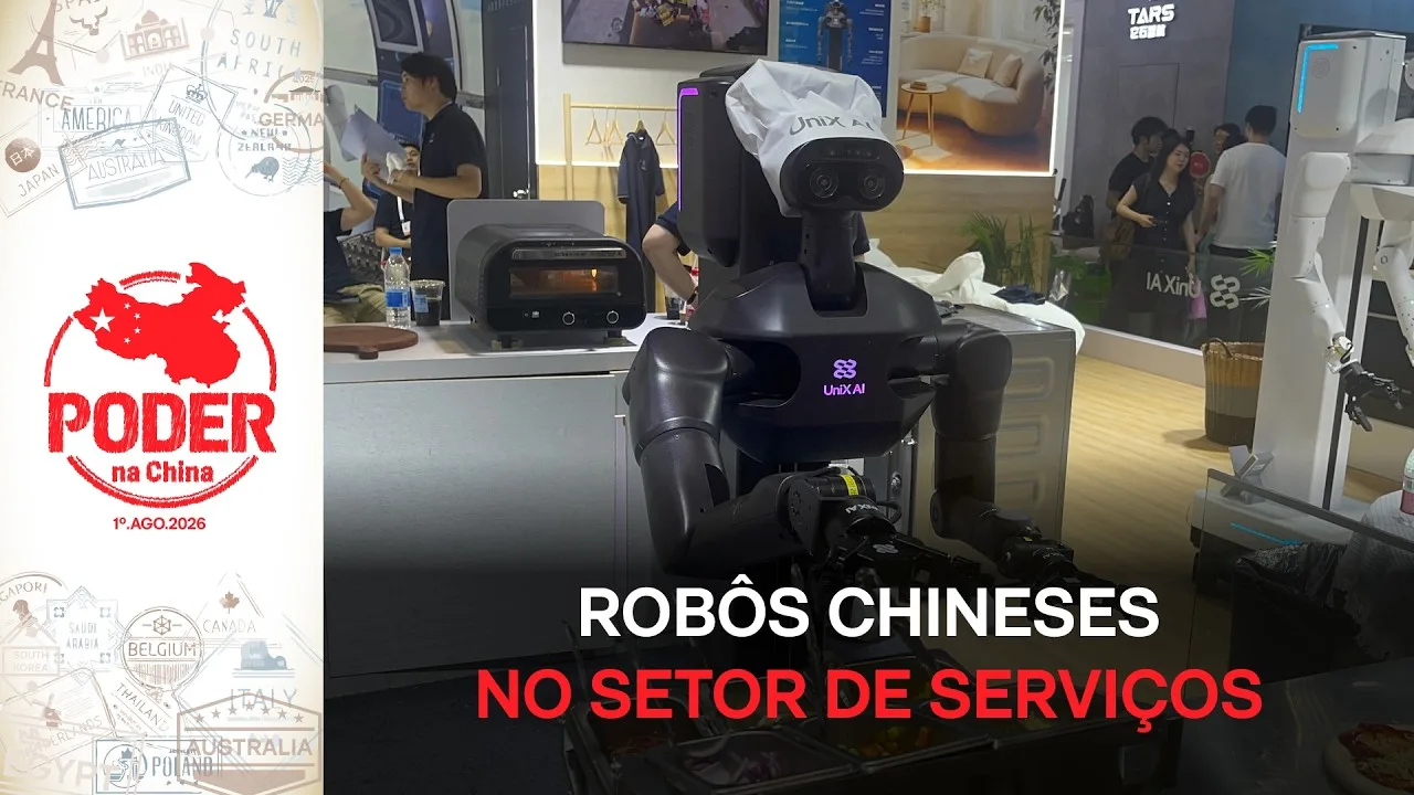 Robôs chineses evoluem e miram expansão no setor de serviços