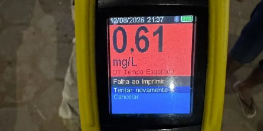 Motociclista é preso por embriaguez ao volante na BR-226, em Barra do Corda