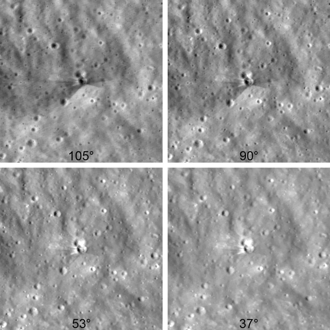 Nasa divulga imagens de cratera deixada por foguete da SpaceX na Lua