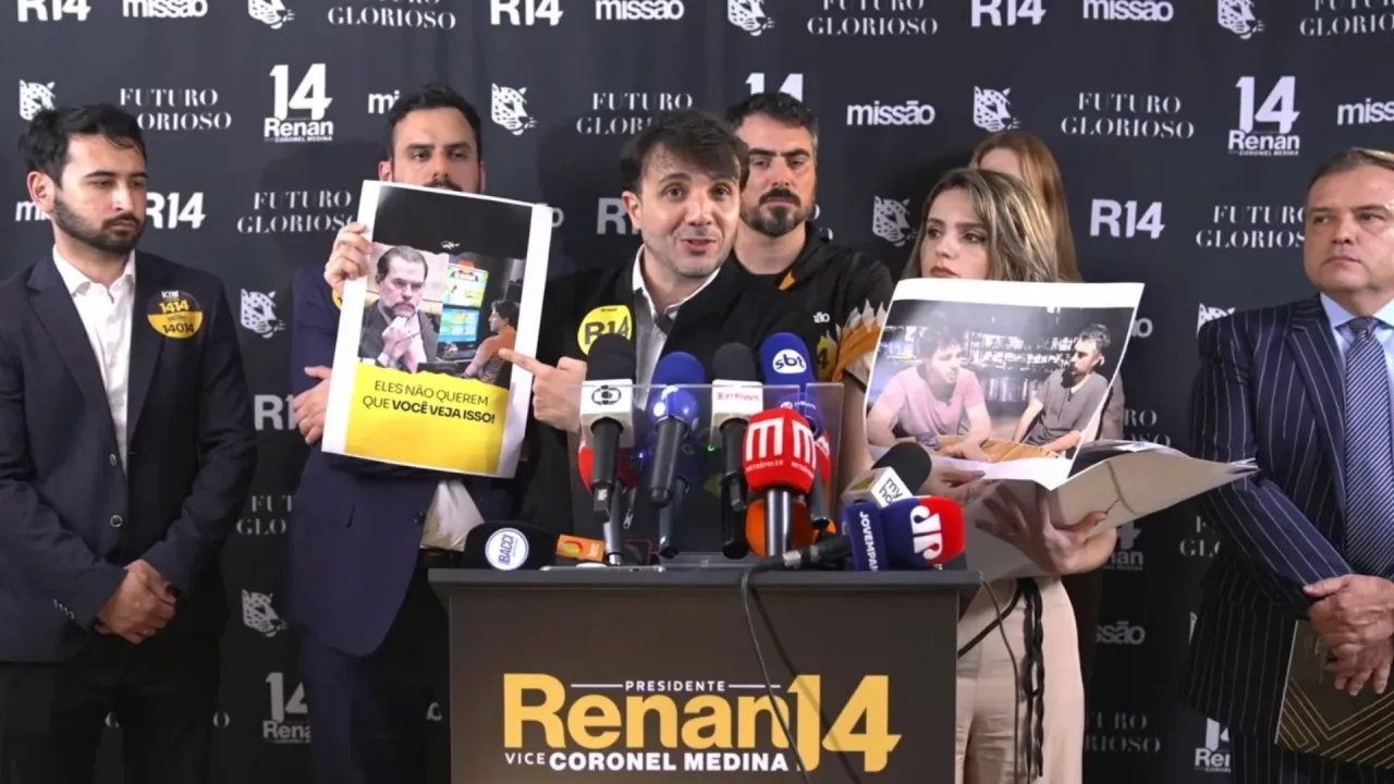 Renan ironiza Toffoli após suspensão: “Ministro técnico e imparcial”