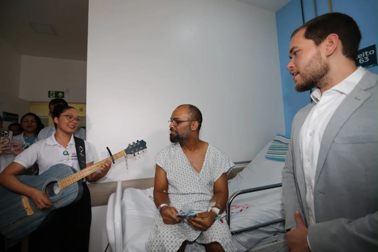 Hospital promove homenagem de Dia dos Pais para pacientes