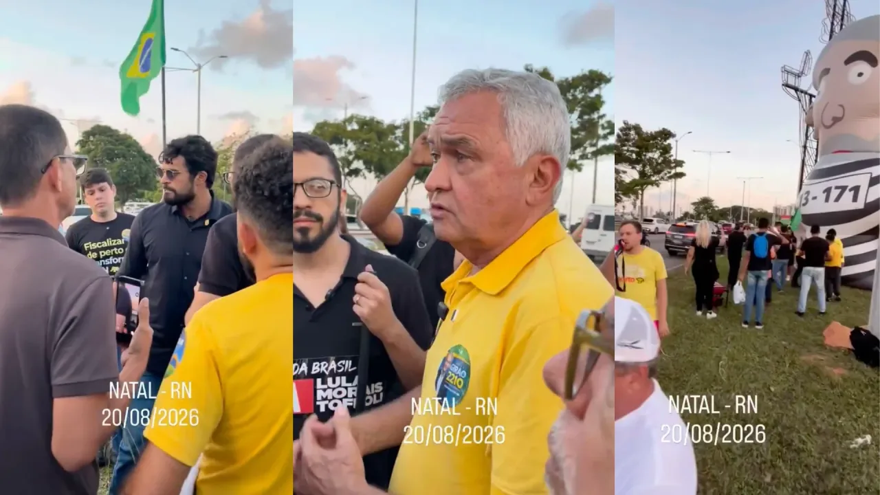 Delegado da PF tenta apreender boneco contra Lula no RN