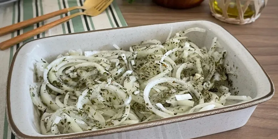 Receita de cebolete sequinha e cheia de sabor