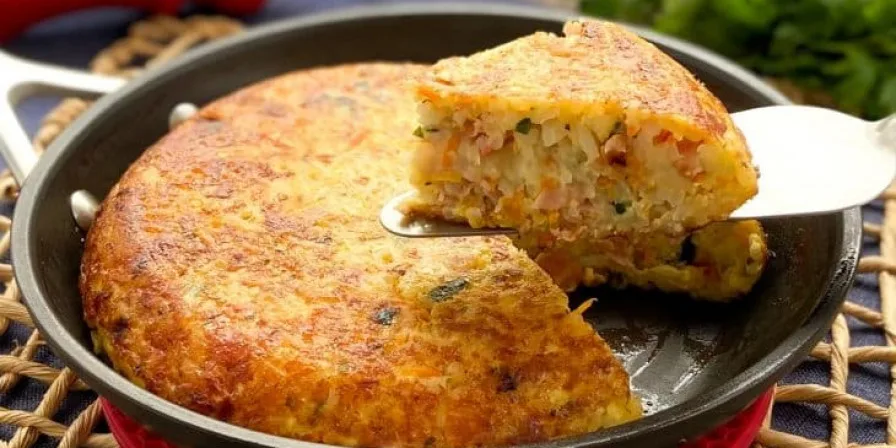 Torta de espinafre cremosa