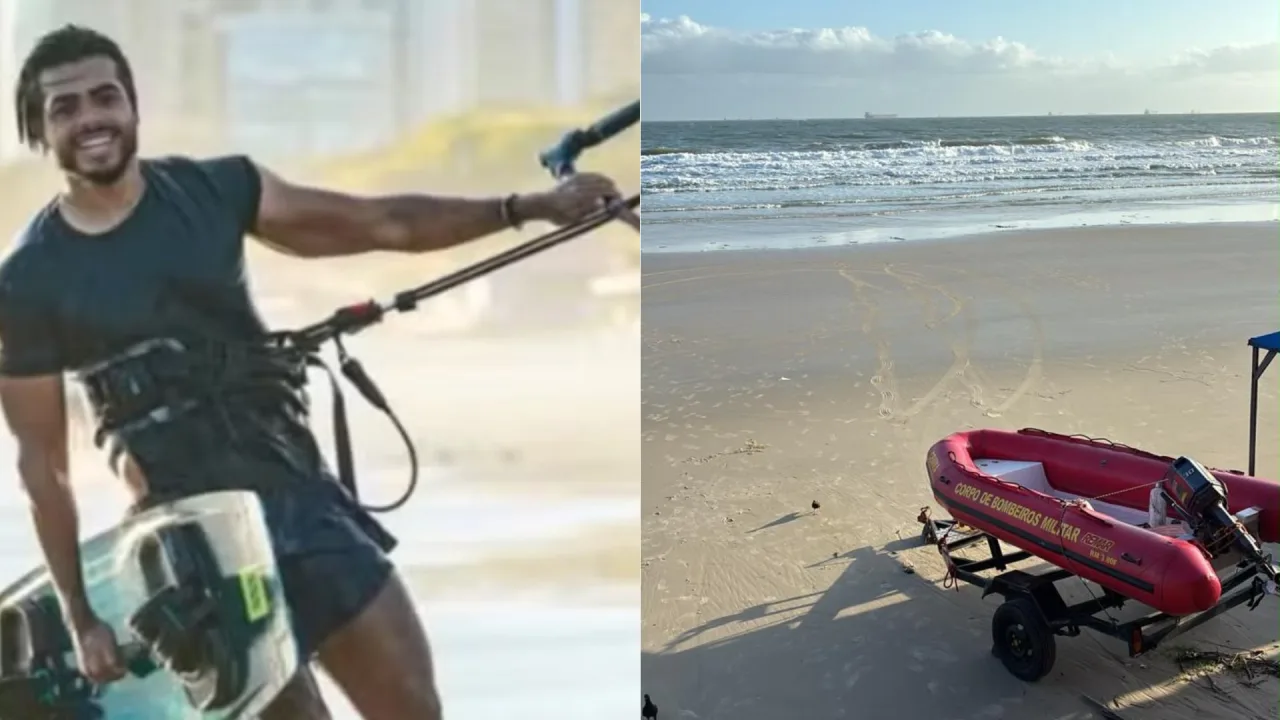 Buscas por kitesurfista desaparecido são retomadas no mar neste domingo (16), em São Luís