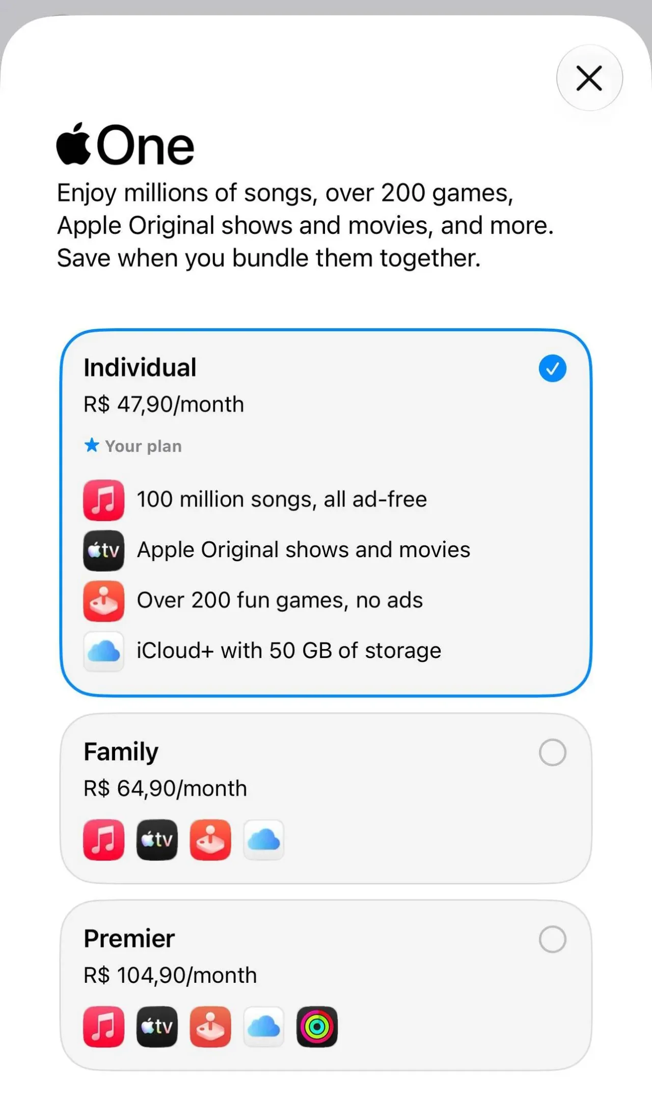 Apple One e streaming TV+ ficam mais caros no Brasil; confira novos valores