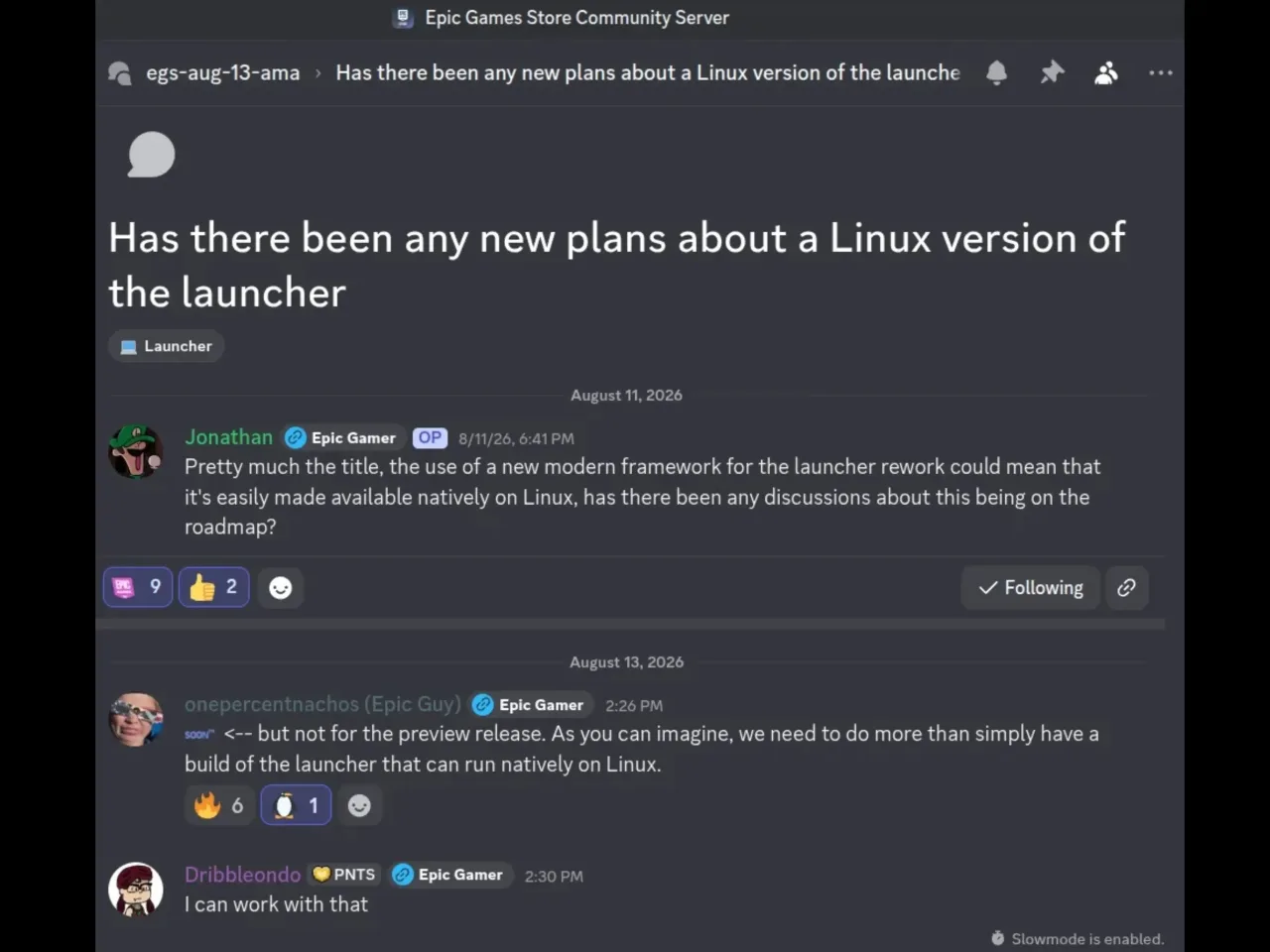 Launcher da Epic Games está a caminho do Linux e chega em breve