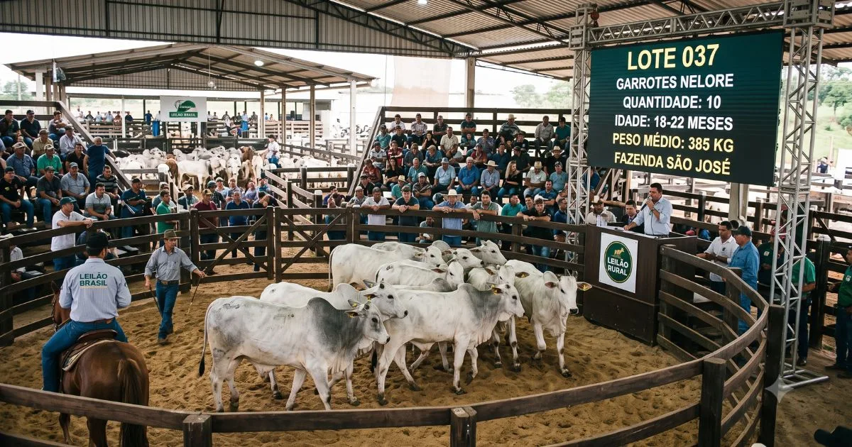 Agora é lei: leilões de gado no Tocantins terão que informar peso e idade dos animais