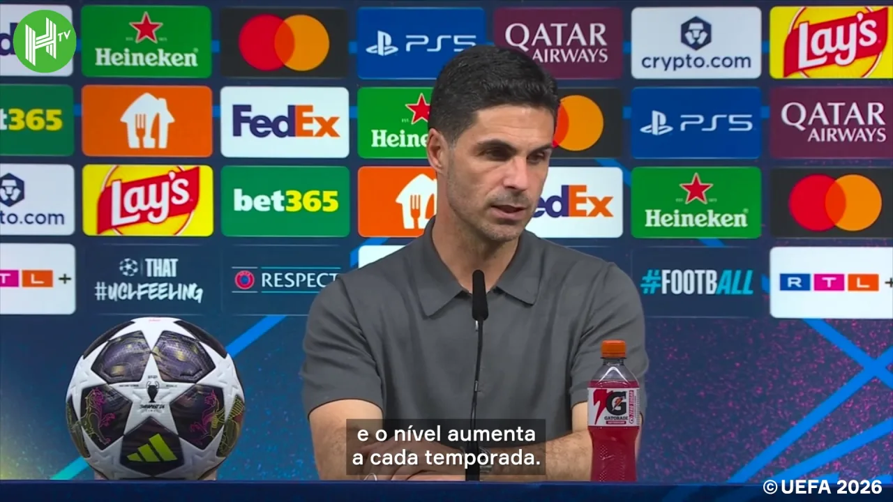 Arteta comenta movimentações do Arsenal no mercado em meio a rumores sobre Vinicius Jr