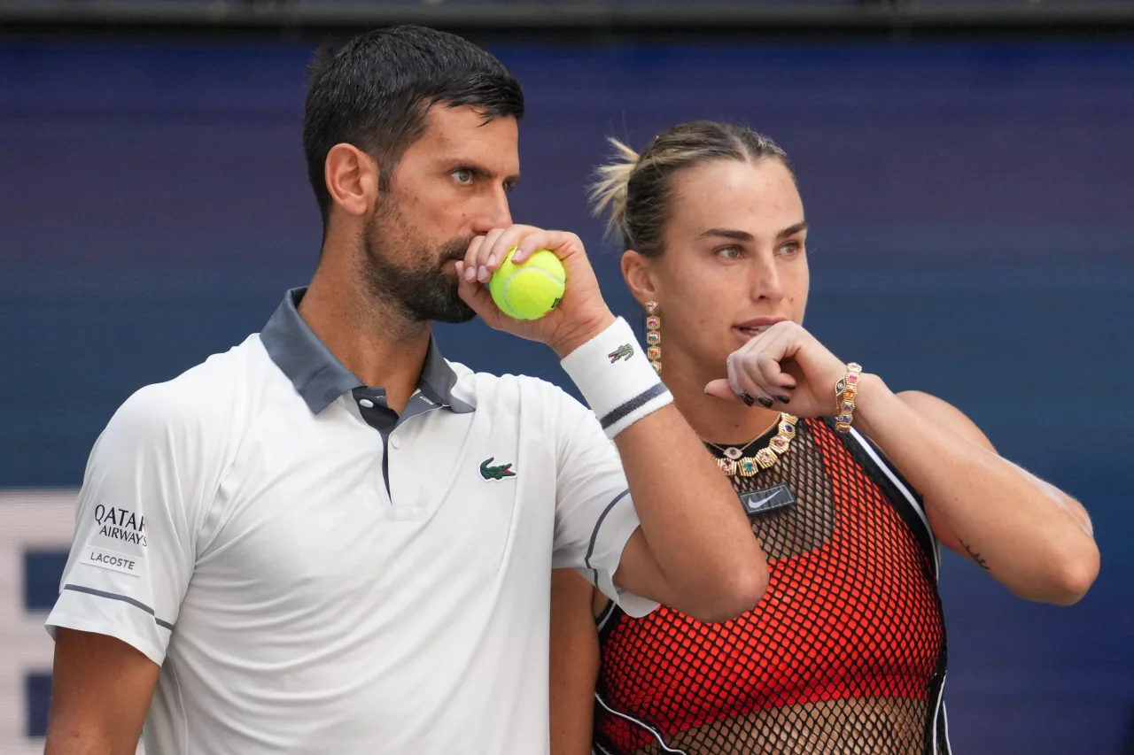 Sabalenka e Djokovic perdem na estreia das duplas mistas no US Open