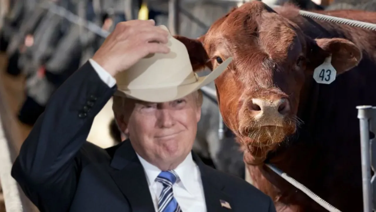 Trump mira JBS e gigantes da carne nos EUA e promete medida contra concentração dos frigoríficos