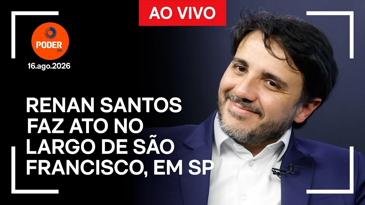 Ao vivo: Renan Santos faz 1º ato de campanha em São Paulo