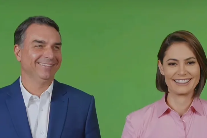 Michelle publica 1º vídeo ao lado de Flávio após atrito público com enteado