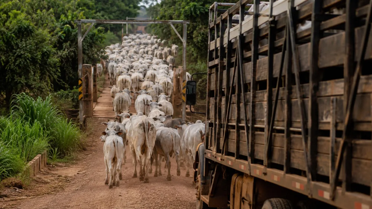 Boi sai do Acre, frigoríficos perdem matéria-prima e disputa milionária coloca a pecuária em alerta