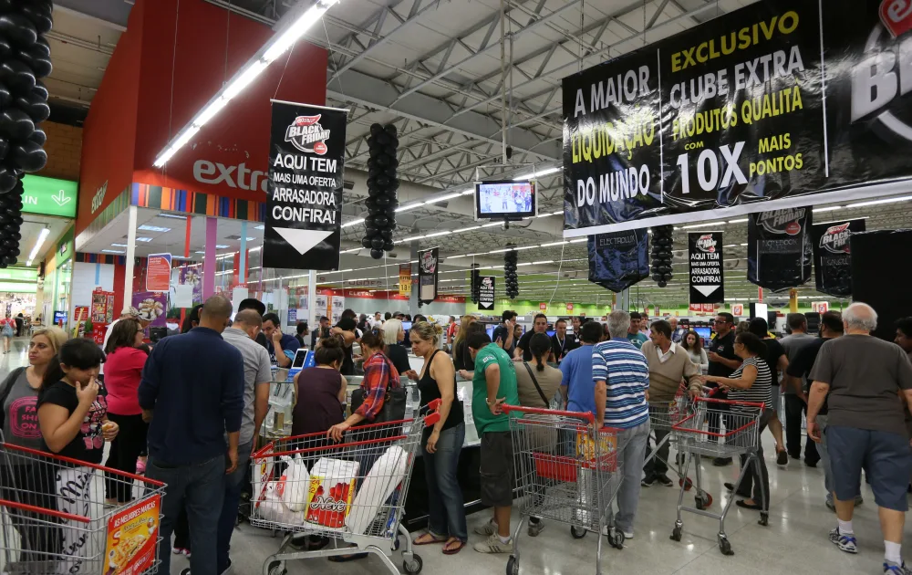 Varejo quebrado