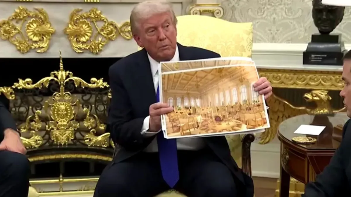 Trump ganha aval temporário da Suprema Corte para salão na Casa Branca