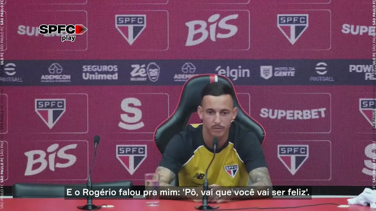 Iago revela conselho de Rogério Ceni para fechar com São Paulo