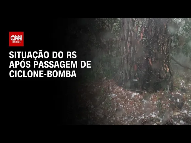 Moradores do RS seguem sem luz após ciclone-bomba derrubar torres