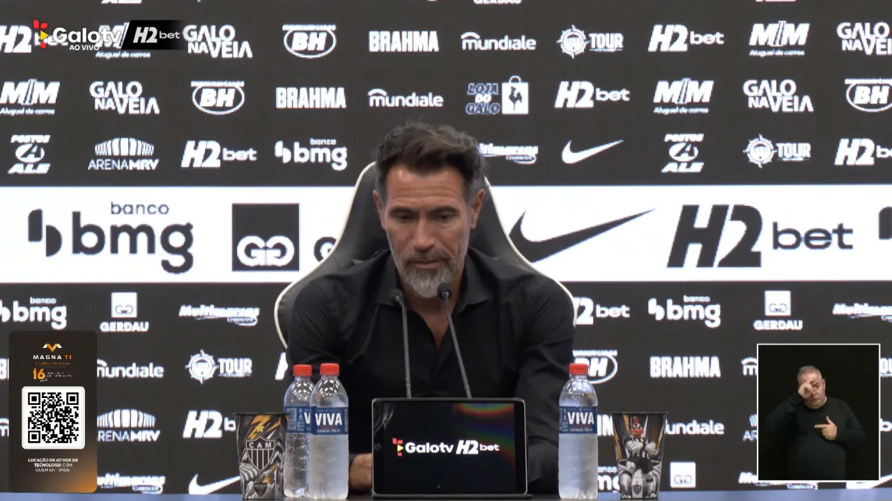 Domínguez aprova atuação do Atlético em clássico: “Fiquei contente”