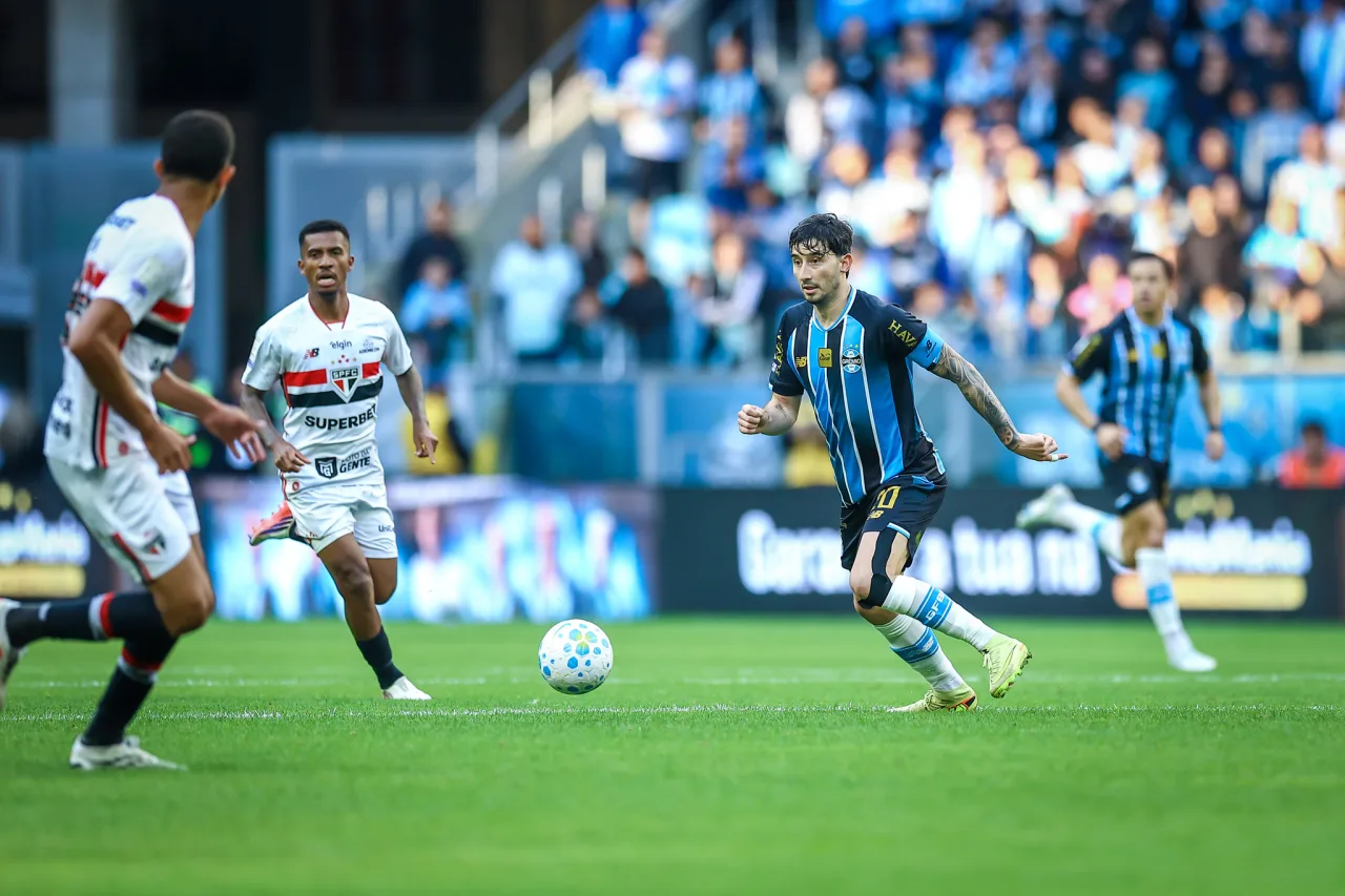 Grêmio x São Paulo: veja fotos da partida pelo Brasileirão
