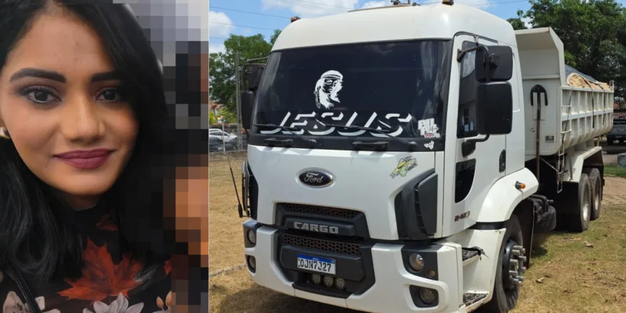 Professora é atropelada por caçamba ao voltar da escola e morre na BR-316
