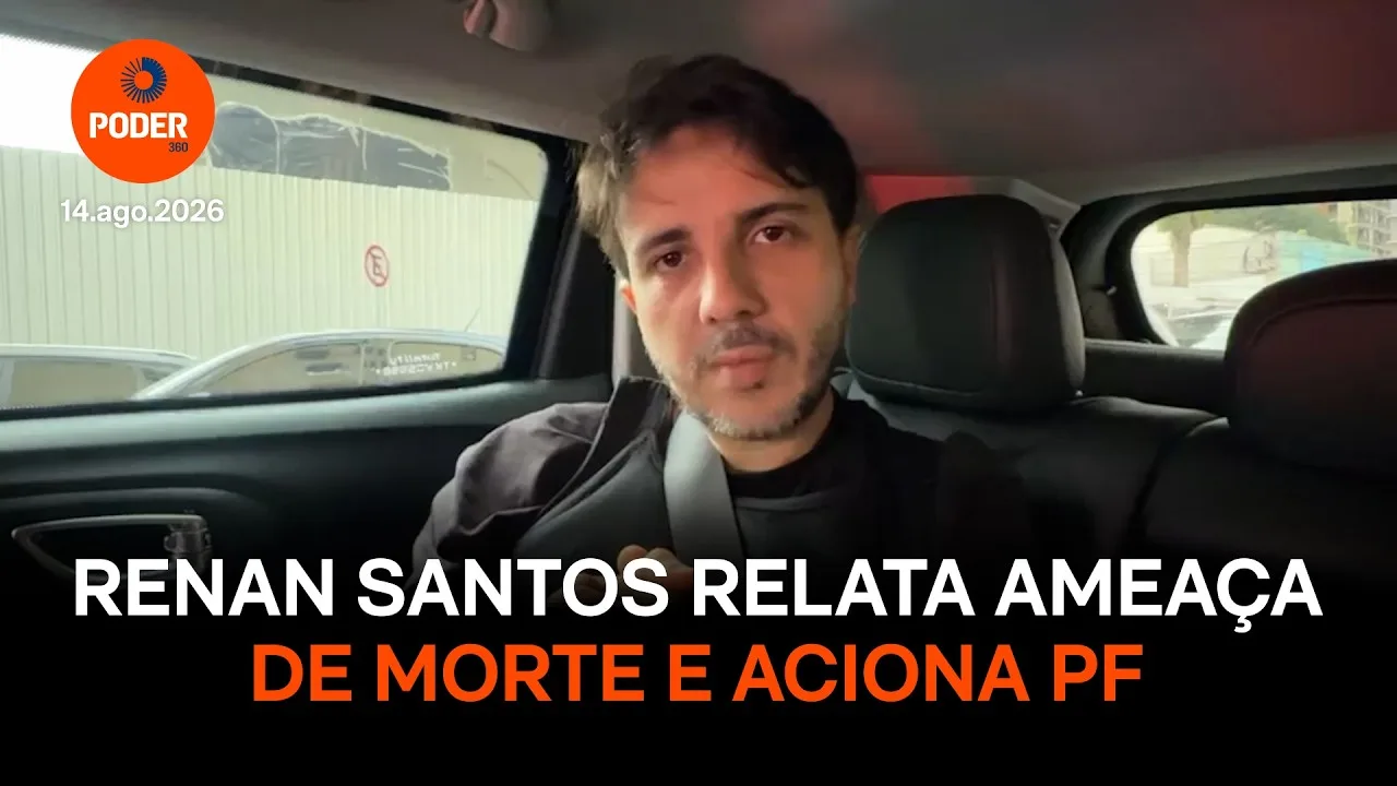 Renan Santos relata ameaça de morte e aciona Polícia Federal
