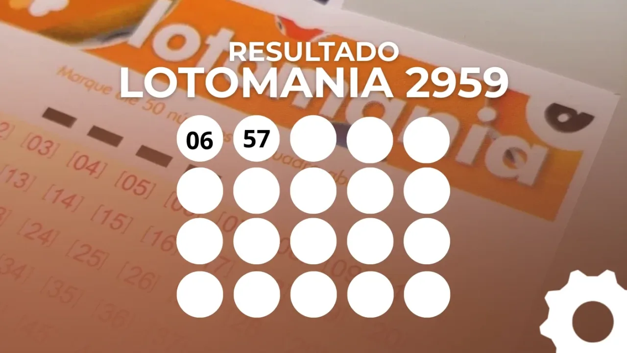 Resultado da Lotomania 2959 de hoje: veja os 20 números sorteados