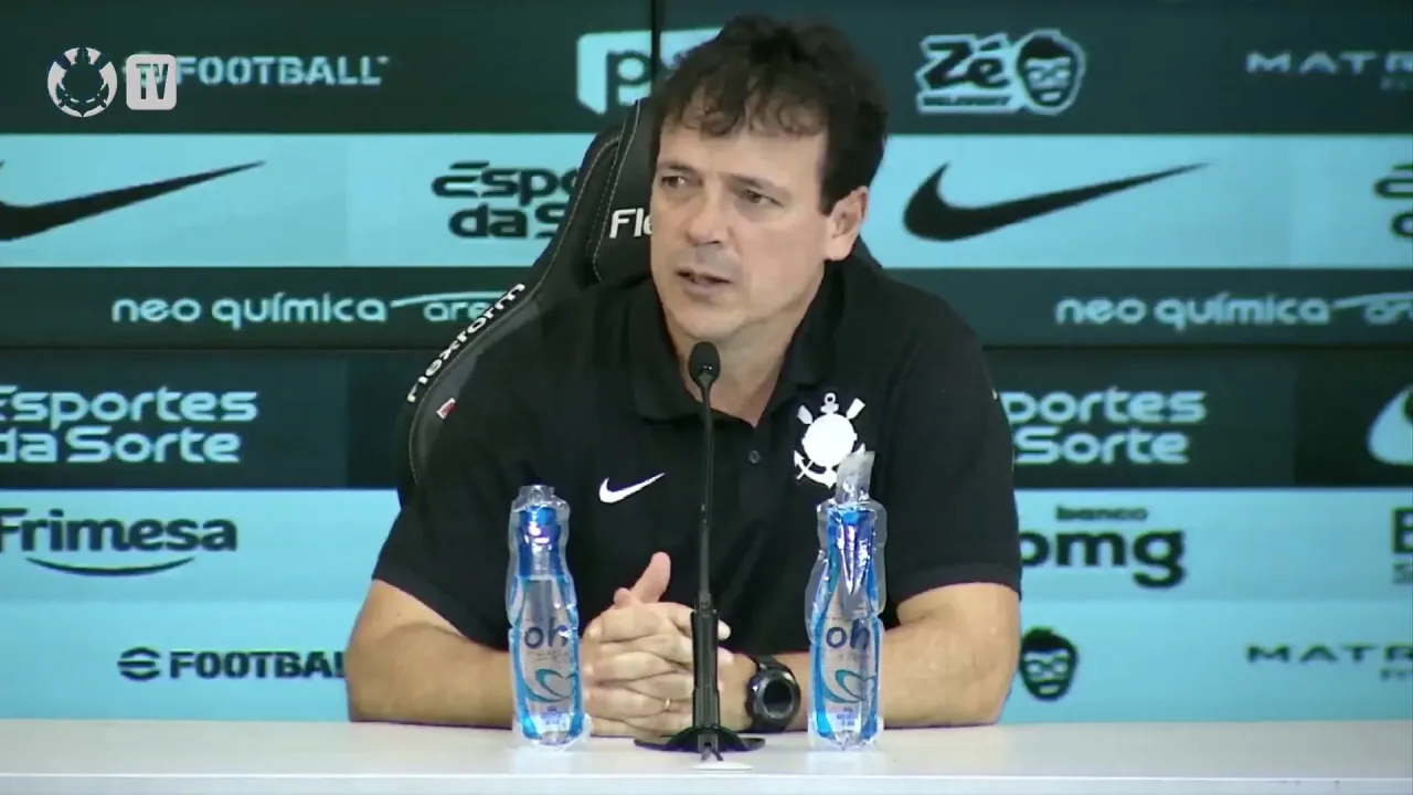 Diniz cita falta de intensidade e agressividade do Timão em clássico contra o Santos