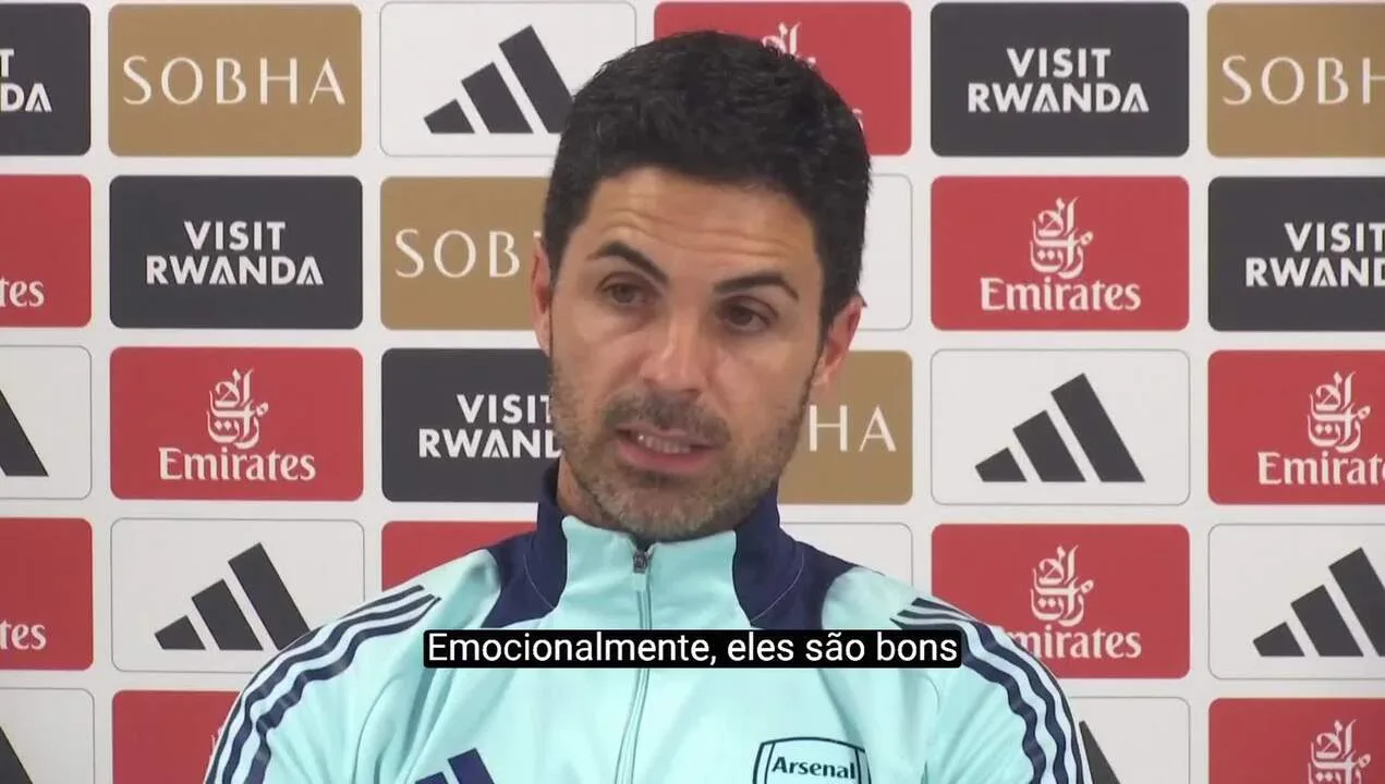 Arteta sobre ausência de Guardiola: “Sentiremos falta do Pep”