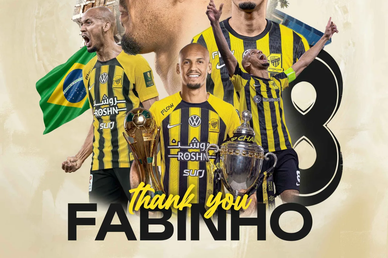 Clube saudita anuncia saída de Fabinho, que fica livre no mercado