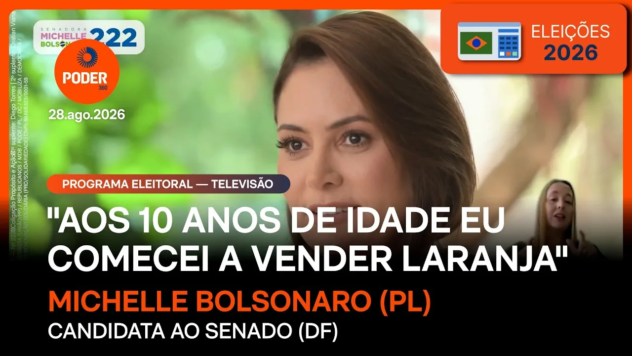 Michelle diz que vendeu laranjas em semáforo aos 10 anos