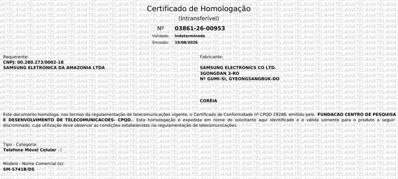 Samsung Galaxy S26 FE e A08 são liberados para venda no Brasil
