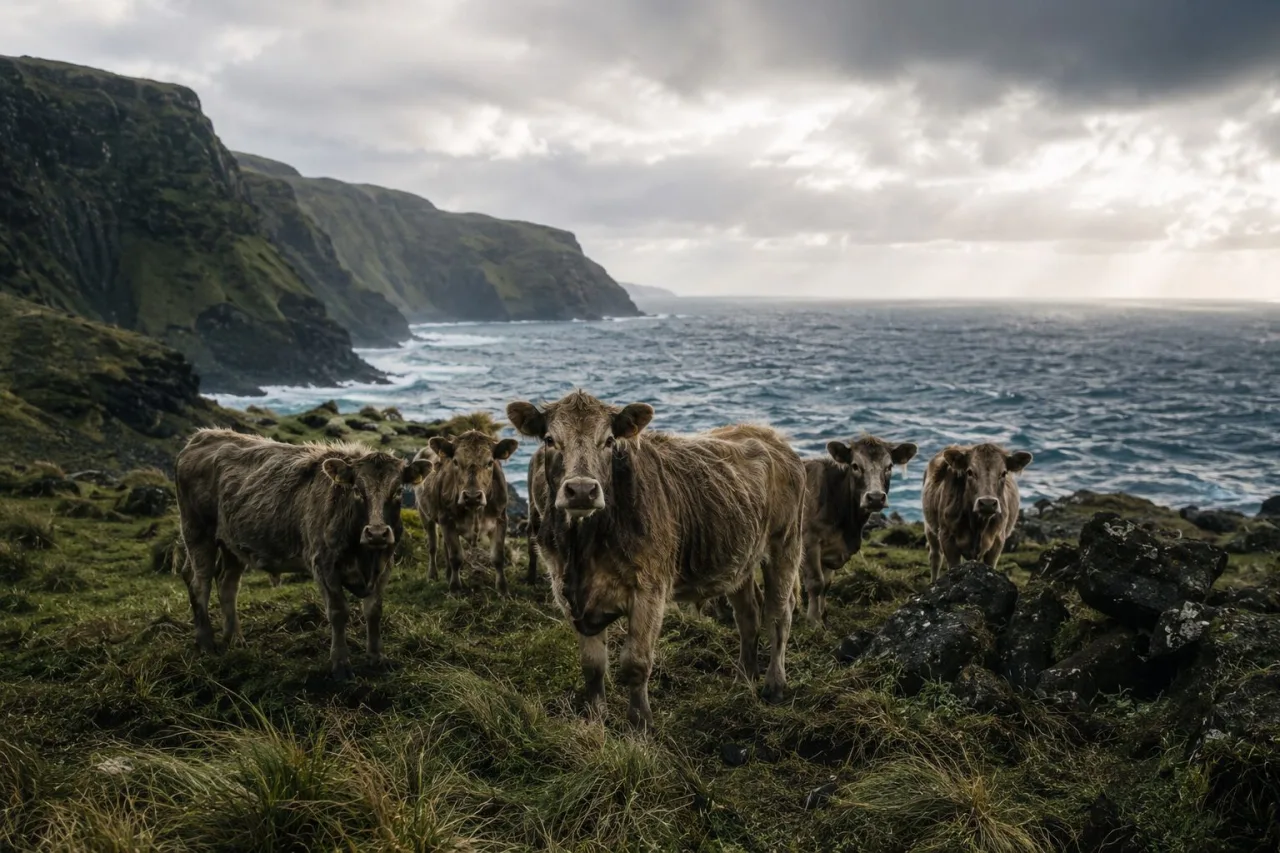 Cinco vacas deixadas em uma ilha em 1871 deram origem a quase 2 mil animais; o DNA revelou o detalhe que tornou isso possível