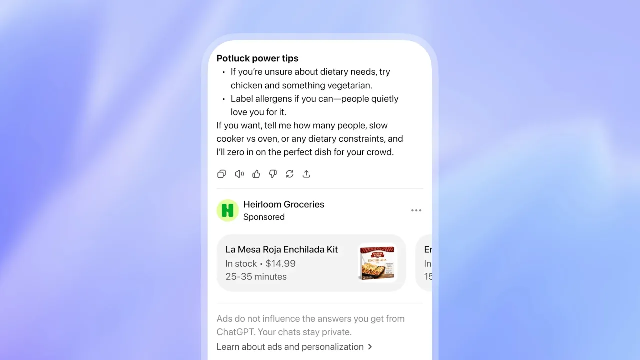 ChatGPT pode ter anúncios que colocam você para conversar com marcas