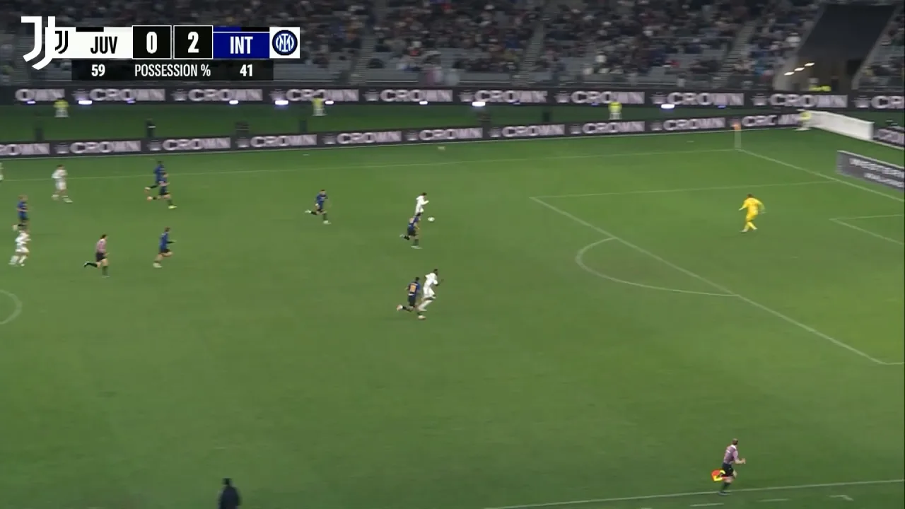 Conceição marca em derrota da Juve para a Inter