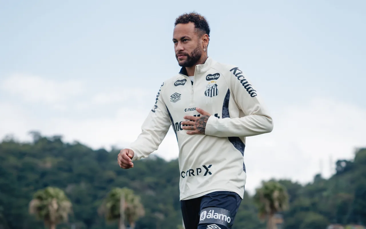 Neymar volta ao time, e Santos encerra preparação para pegar o Mirassol; veja provável escalação
