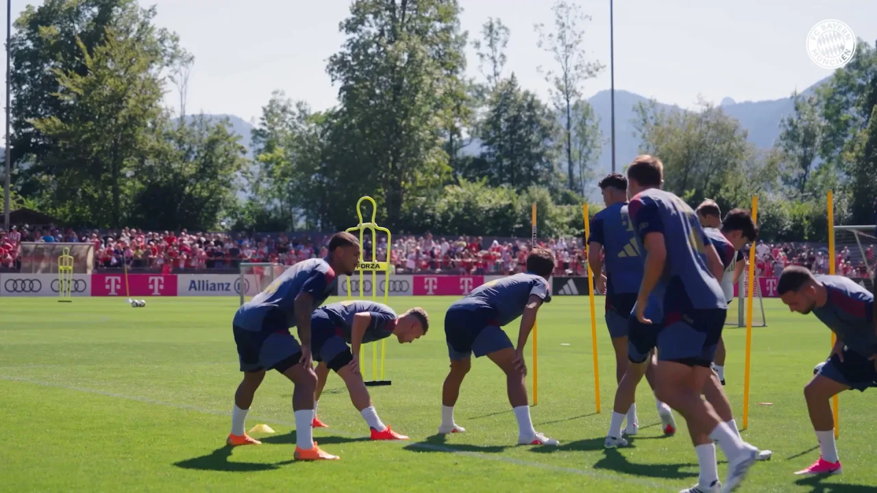 Bastidores da pré-temporada do Bayern de Munique em Tegernsee