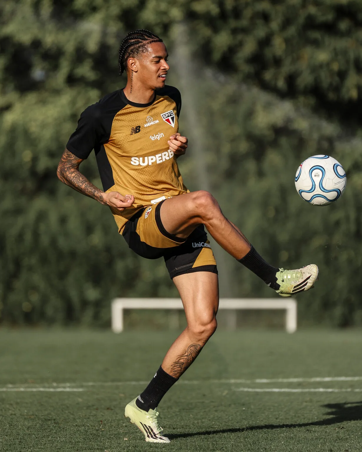 Veja fotos do último treino do São Paulo antes de enfrentar o Bolívar