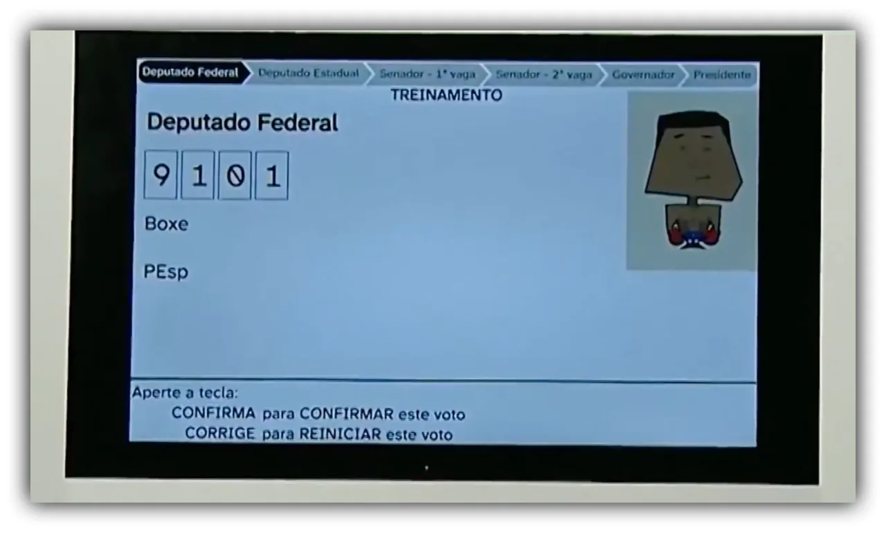 Urna eletrônica terá barra de progresso nas eleições de 2026