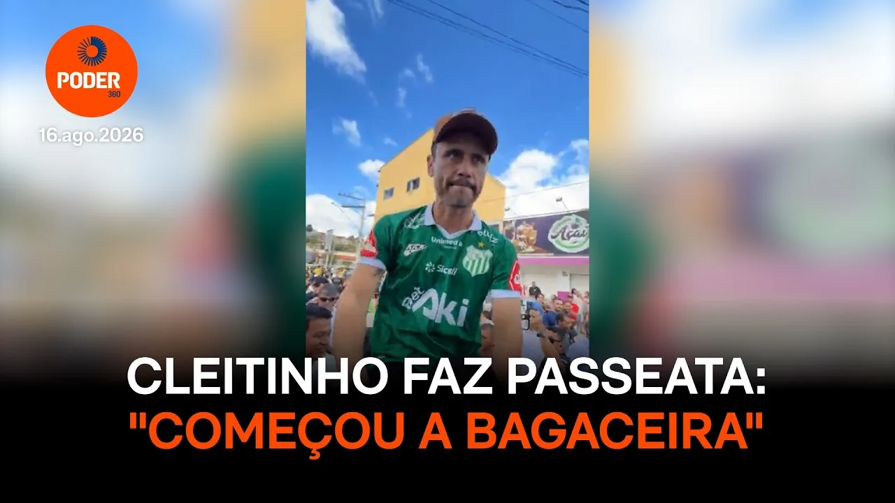 Cleitinho Azevedo faz caminhada em Divinópolis em 1º ato de campanha