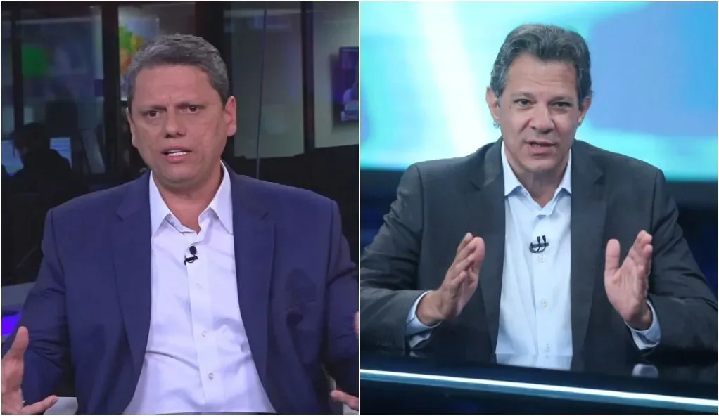 Tarcísio e Haddad definem agendas de lançamento de campanha para o governo