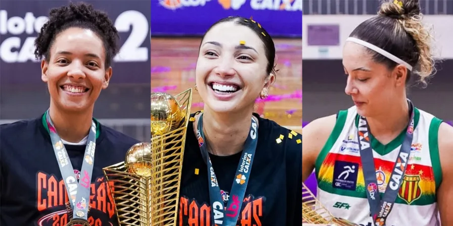 Atletas do Sampaio Basquete falam sobre conquista do tetra da LBF nas redes sociais