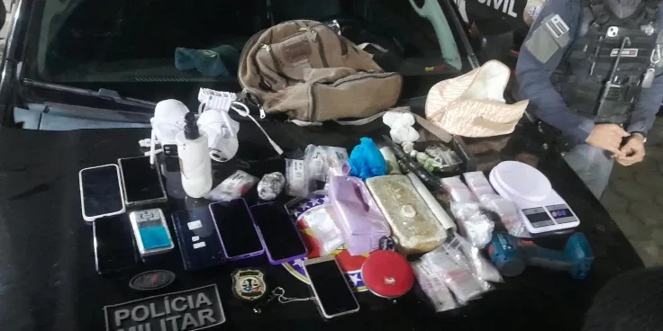 Operação prende seis suspeitos e apreende drogas e arma em Bacabal