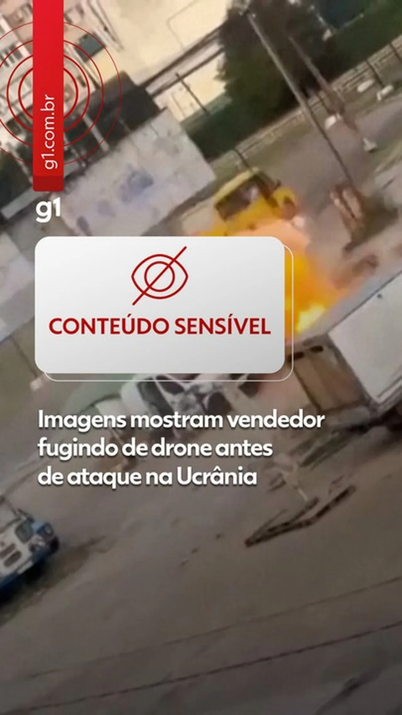 Ucrânia acusa Rússia de crime de guerra após vídeo mostrar drone perseguindo civil