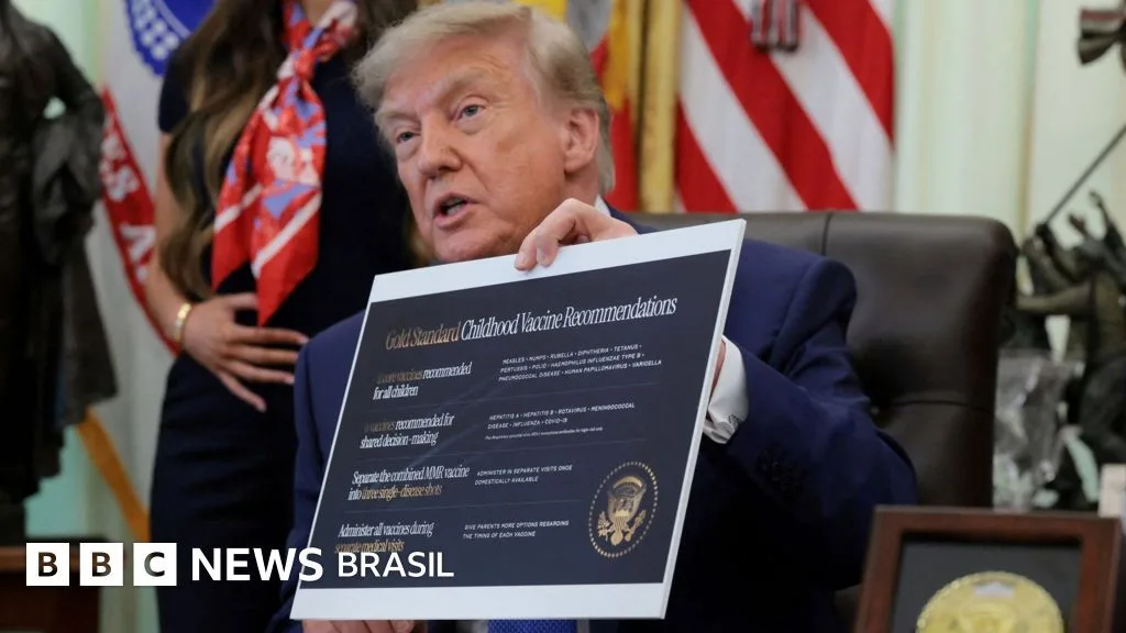 Trump assina decreto para alterar imunização contra sarampo e reduzir número de vacinas para crianças