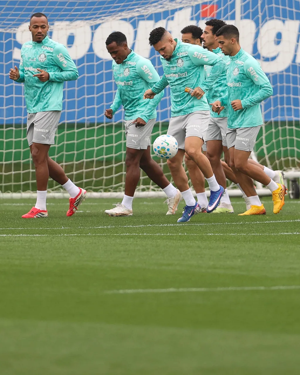 Veja galeria de fotos do treino do Palmeiras nesta terça-feira