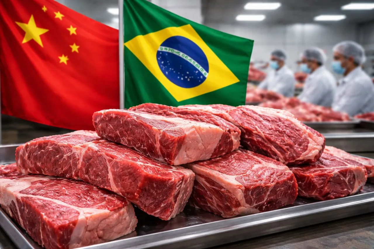 China compra quase 50% menos carne bovina do Brasil e derruba exportações